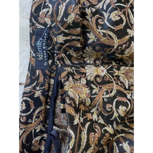 Identity By Lord & Taylor Brocade Pants Size 10 - Picture 2 of 7